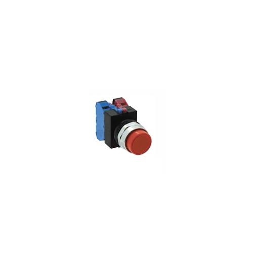 C&S Indicator Lamp Push Type NO-NC Block (Red)