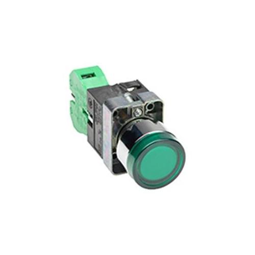 C&S Indicator Lamp Push Type NO-NC Block (Green)