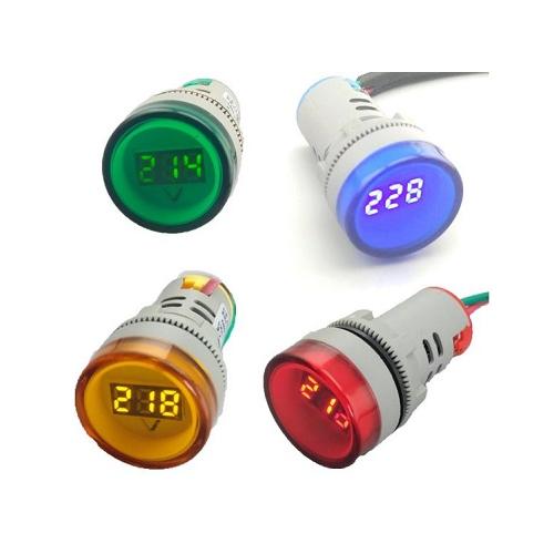 Digital Voltmeter Indicator Led Lamp Red /Yellow/Blue/Green/Amber