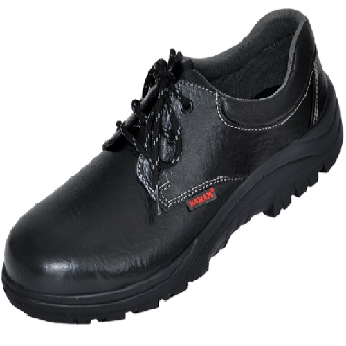 Karam FS 02 Gripp Series Black Steel Toe Safety Shoes, Size: 6, (1 Pair)