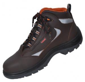 Karam FS 65 Premium Range Brown composite Toe Safety Shoes, Size: 9