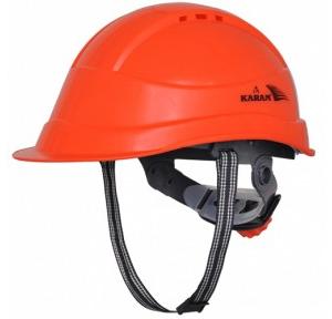 Karam PN542 Ventilation Ratchet Type Red Safety Helmet