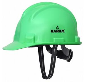 Karam PN521 Ratchet Type Green Safety Helmet