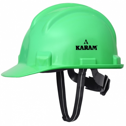 Karam PN521 Ratchet Type Green Safety Helmet