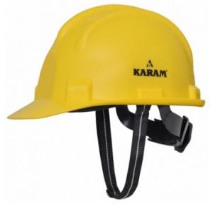 Karam PN521 Ratchet Type Yellow Safety Helmet