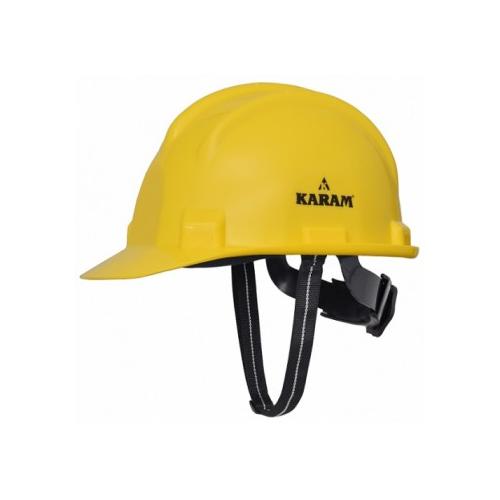 Karam PN521 Ratchet Type Yellow Safety Helmet