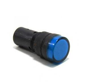 Panel Mount LED Indicator Round, 230V AC (Blue)