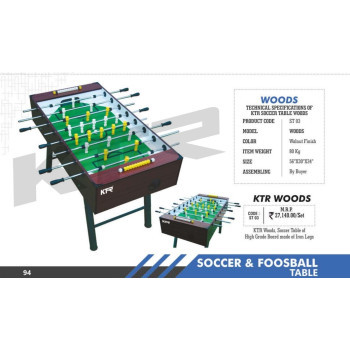 KTR Foosball Table Set MDF Board Medium Density Fiberboard 55 x 30 x 34 Inch