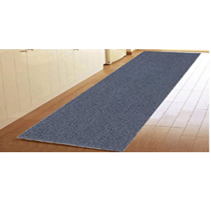 Kuber Rubber Floor Door Mat 2x6 Feet (Grey)