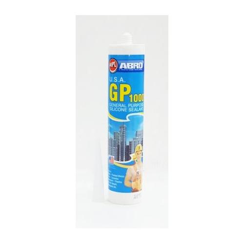 Abro General Purpose Silicone Sealant Clear 260ml, GP 1000