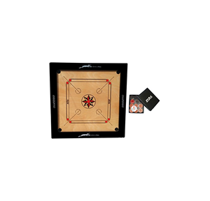 Stag Championship Wooden Carrom Board With Coin & Striker Board Thickness 3 Inch Board Size: 35x35 Inch