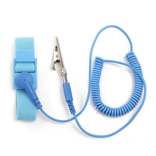 Adjustable Anti Static Bracelet Electrostatic ESD Discharge Cable Reusable Wrist Band Strap Hand With Grounding Wire