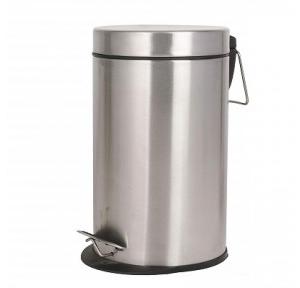 Pedal Dustbin Size 8x12 Inch SS202 7 Ltr