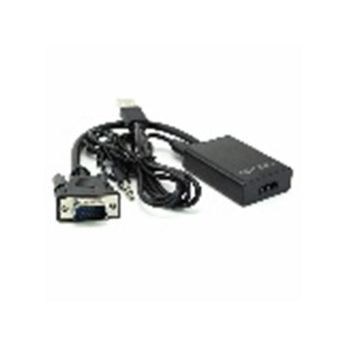 HDMI to VGA Converter Adapter Cable (Black)