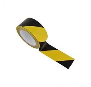 Zebra Floor Marking Tape Yellow and Black 1 Inch L23 Mtr +/- 2 Mtr