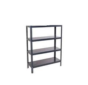 MS Slotted Angle Rack 6x3x1.25 Feet 4 Shelf Size 35x35mm