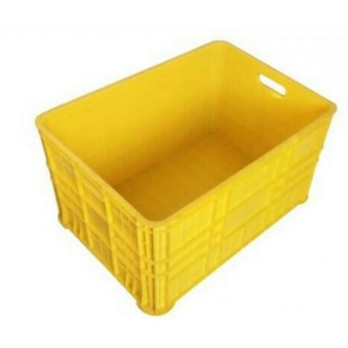 Plastic Crate 570x425mm Ft Yellow