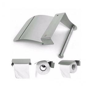 Toilet Roll Paper Holder With Screws Stainless Steel 135x130x45mm (Chrome Plated)