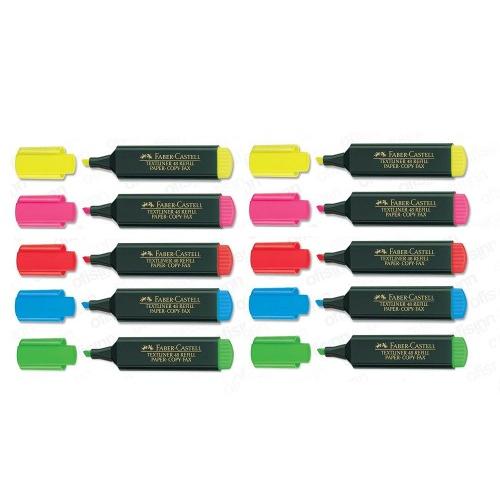Faber Castell Highlighter Textliner Assorted Color (Pack of 10 Pcs)
