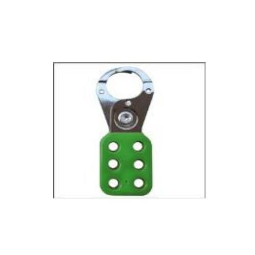 Lockout Hasp Di-Electric Scissor Type Metal 6 Holes 25mm SH-MH-VC-6H-S Green