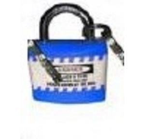 Jacket Long Shackle Padlock ABS Cover Instruction Stickers for Each Lock SH-PL-SS Blue Pack of 3