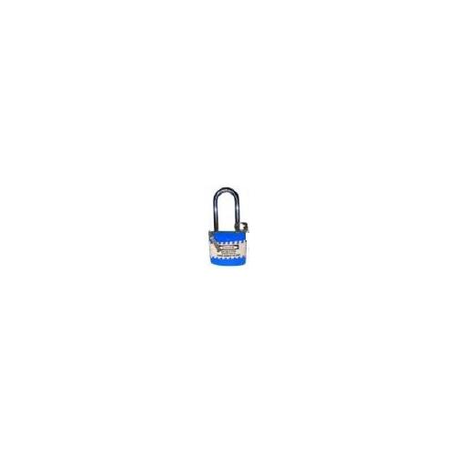 Jacket Long Shackle Padlock ABS Cover Instruction Stickers for Each Lock SH-PL-LS Blue Pack of 3