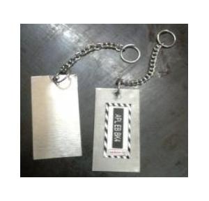 Metal Key Chain with Desired Sticker SH-KR-MT Pack of 10