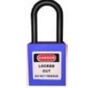Dielectric Nylon Having Safety Isolation Lockout Padlock With lock key and Master key  Blue SH-DPLLS