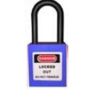 Dielectric Nylon Having Safety Isolation Lockout Padlock With lock key and Master key  Blue SH-DPLLS