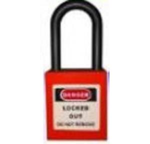 Dielectric Nylon Having Safety Isolation Lockout Padlock With lock key and Master key  Red SH-DPLLS