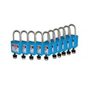 Safety Isolation High Quality Different keys Danger Lockout Padlock With ABS Cover Blue SH-PLLS-KD