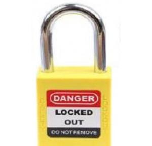Safety Isolation High Quality And Waterproof Danger Lockout Padlock 38x6mm Blue SH-PLLS