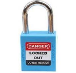 Safety Isolation High Quality And Waterproof Danger Lockout Padlock 38x6mm Yellow SH-PLLS
