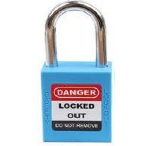 Safety Isolation High Quality And Waterproof Danger Lockout Padlock 38x6mm Yellow SH-PLLS