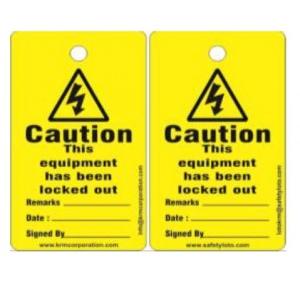 Lockout Photo Out Of Service/ Do Not Operate Tag SH-T-Ooo Pack of 10