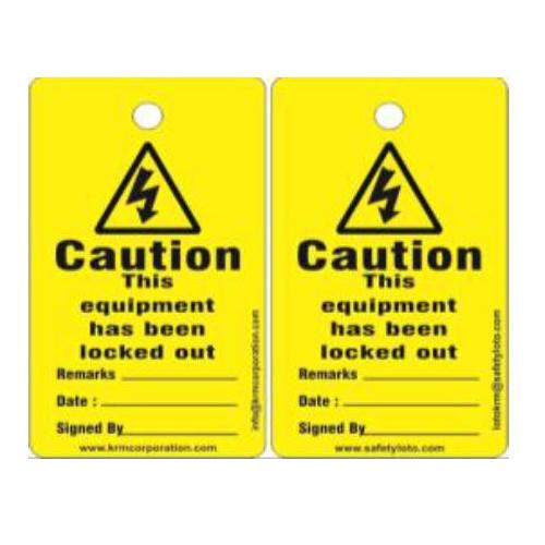Lockout Photo Out Of Service/ Do Not Operate Tag SH-T-Ooo Pack of 10