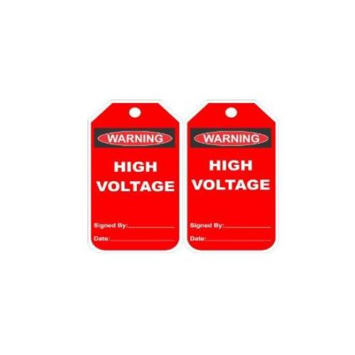 Lockout Photo Electrical Hazard Tag SH-T-EHAZ Pack of 10