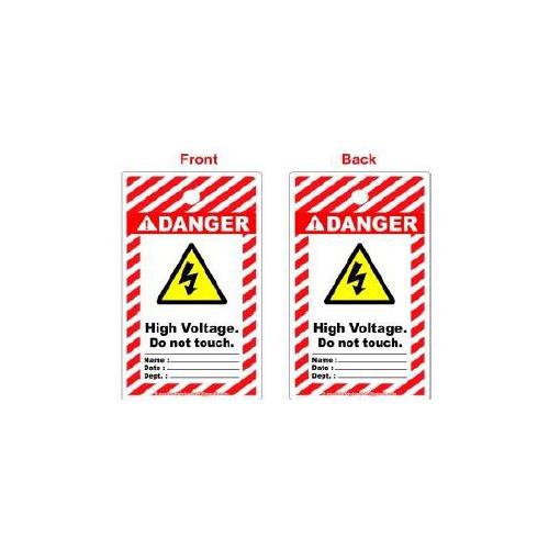 Lockout Photo High Voltage Tag SH-T-HIV Pack of 10