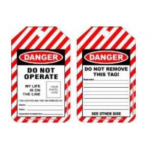 Lockout Photo High Voltage Tag SH-T-HVT Pack of 10