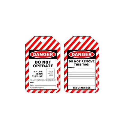 Lockout Photo High Voltage Tag SH-T-HVT Pack of 10