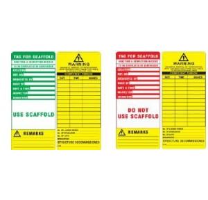 Scaffold Tag Holder With Inner Round Dia 55.5mm 300X85.5mm SH-H+SCT