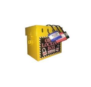 Group Lockout Box Multi Holes for Locking Yellow SH-GLB-Y-N