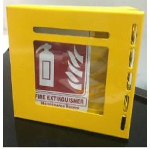 Wall Mounted Arrangement Group Lockout Document With 4-5 Slot Transparent Acrylic Box 150x150x50mm Yellow SH-GLB-SB