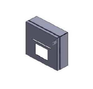 Locking Purpose Document With One Slot Box 150x150x25mm Grey SH-LB-RB