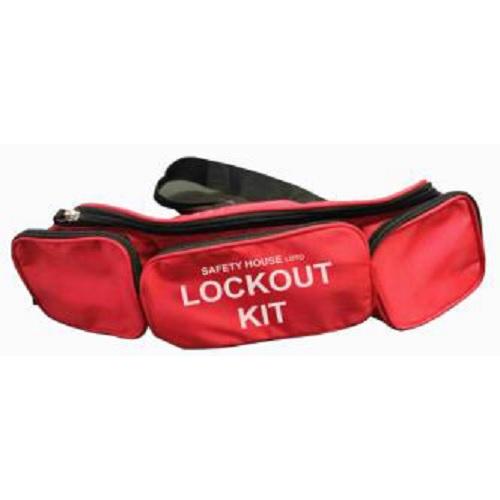 Lockout Waist Belt Pouch With 3 Pocket Red SH-BP