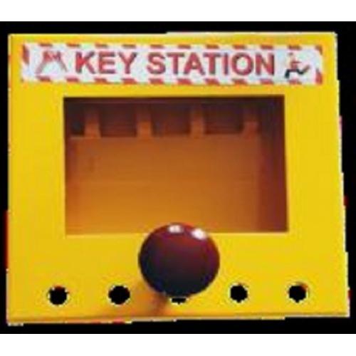 Mini Key Station MS Powder Coated Sheet With Front Side Transparent Acrylic Cover SH-KS-4