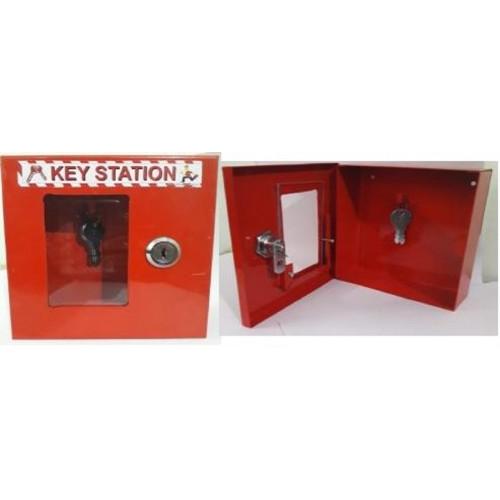 Mini Key Station MS Powder Coated Sheet With Front Side Transparent Acrylic Cover SH-KS-1