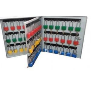 Lockable Padlock Station Double Door Power Coasted Sheet With Frount Side Tranparent Acrylic Sheet  SH-DDLS-PCB