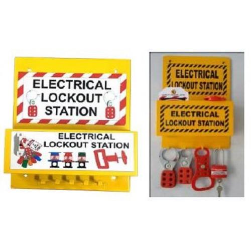 Lockout Station Wall Hanging Type With Front Side Open Box 8x10 Inch SH-PCMS-OS-S