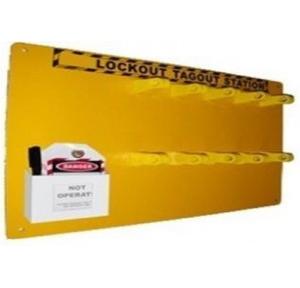 Lockout Station 3mm ACP Sheet 3 Layer Hook With Lockout Material Hap And Padlock SH-LDS-HL-3